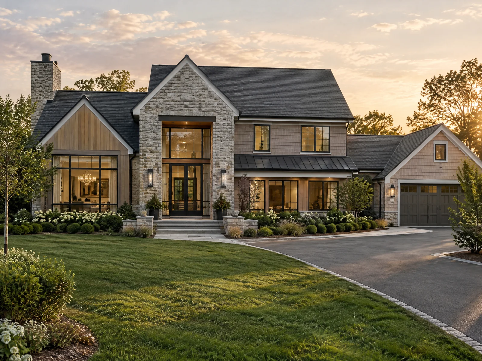 Completed high-end custom residence on Long Island